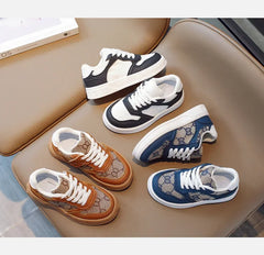 Sports Shoes Students Lace-up Light Sneakers for Girls Versatile Shoes