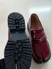 PU Leather solid color lace-up British style shoe