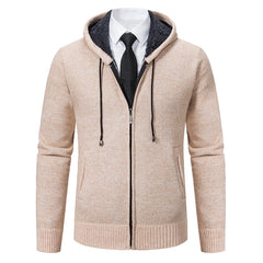 Sweater Jacket  Cold Coat Fleece Zipper Cardigan
