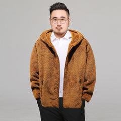 Hooded Solid Soft Cold-proof Thermal Warm Bomber Jackets