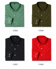 Classic fit fashion 100%Cotton long-sleeve shirt pocket slim fit