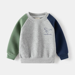 Patchwork Kids Boys Two-Piece Sets Tracksuit Outfits Tops Pants