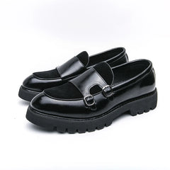 Leather Loafers Low Cut Daily Men's Driving Shoes Non Slip