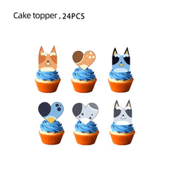 kids Birthday Party Decoration Supplies Tableware Plate Cup Napkin Tablecloth Cake Topper Balloon Banner Birthday Party Favors