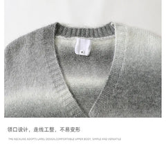 Cardigan V-neck Single Breasted