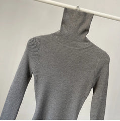 Cotton BTurtleneck Solid Knitwear Knitted Bodysuits