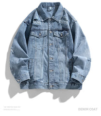 Vintage Distressed Denim Jacket