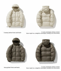 Padded Lightweight Plump Warm Waterproof Hooded down jacket