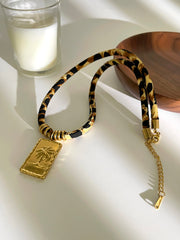 Vintage Gold Plated Heart Sun Pendant Necklace