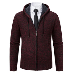Sweater Jacket  Cold Coat Fleece Zipper Cardigan