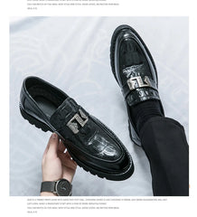 British Street Style Leather Loafers