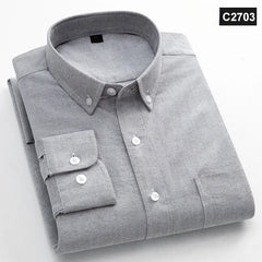 Classic fit fashion 100%Cotton long-sleeve shirt pocket slim fit