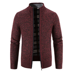 Sweater Jacket  Cold Coat Fleece Zipper Cardigan