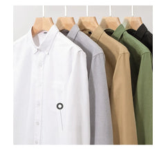 Classic fit fashion 100%Cotton long-sleeve shirt pocket slim fit