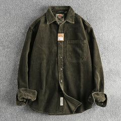 American Khaki Washed Long Sleeve Cotton Shirt