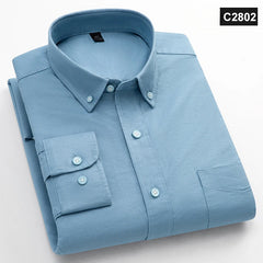 Classic fit fashion 100%Cotton long-sleeve shirt pocket slim fit