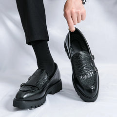 Leather Loafers Low Cut Daily Men's Driving Shoes Non Slip