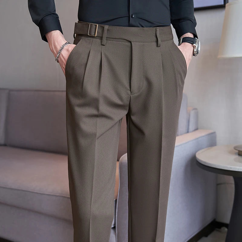 Woolen Pants Thick Trousers Slacks