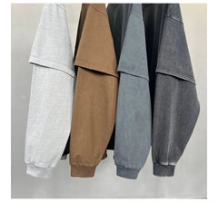 Unisex Retro Fashion Hip Hop Cotton Tops