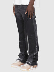 Washed Jeans Men Vintage Ankle Length Trousers Denims