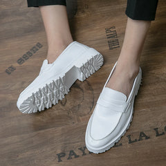 Handmade Soft Leather  Loafers Shoes Shoes Breathable