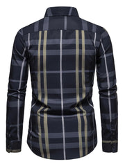 Long Sleeve   Shirt Stripes Thin Shirts