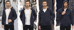 Wool Jacket with Hoodie
