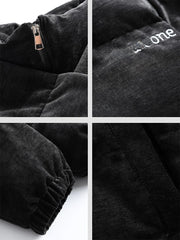 Cotton Jacket Stand Collar Vintage Jacket
