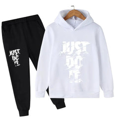 Sportswear Boys and Girls Hoodie+Pants 2-piece Set 3-14 Years Old