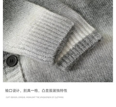 Cardigan V-neck Single Breasted