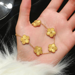 Bracelet en acier et or