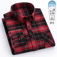 Flannel Plaid Long Sleeve Shirts