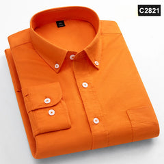 Classic fit fashion 100%Cotton long-sleeve shirt pocket slim fit