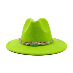 Wide Brimmed Jazz Hat Sombrero Hombre