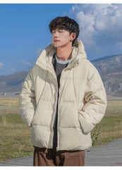 Padded Lightweight Plump Warm Waterproof Hooded down jacket