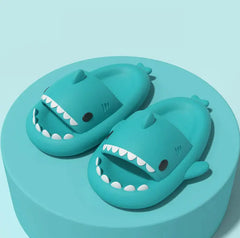 Kids Slippers Shark Flip Flops Soft Sole Cartoon