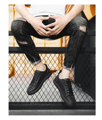 Sneakers Leather Skateboard Shoe