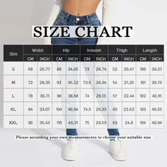Elastic Waist Drawstring  Denim Jeans Fashion Skinny Slim Ankle-Length Pant