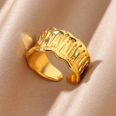Gold Stainless Steel Rings