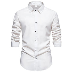 Regular Fit Long Sleeve Shirt Button Up