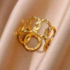 Gold Stainless Steel Rings