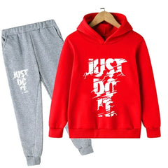 Sportswear Boys and Girls Hoodie+Pants 2-piece Set 3-14 Years Old