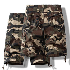 Cotton Cargo Shorts Tactical Breeches Casual Sports Short