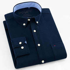 Stylish Cotton Blend Solid Shirt
