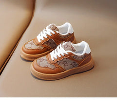 Sports Shoes Students Lace-up Light Sneakers for Girls Versatile Shoes