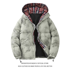 Unisex Hooded Thick Bomber Puffer Soft Jacket