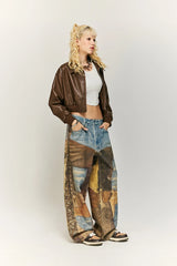 Design High-End Jeans for Men and Women Loose Cool Straight Wide Leg Casual Trousers