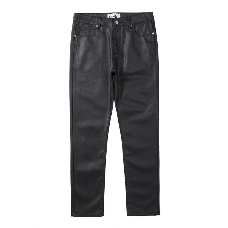 Cotton Tide Niche Wax Denim Pants