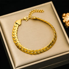 Waterproof Stainless Steel Metal Chain Necklace Bracelet