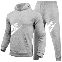Casual Sports Tracksuits Fashion Hoodies +Pants Suit